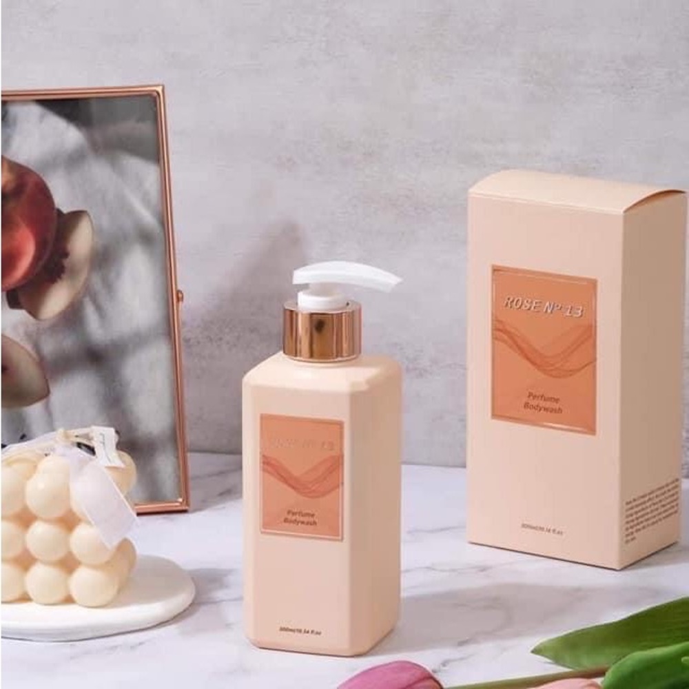 ROSE NO. 13 PERFUME BODY WASH WITH LONG LASTING SCENT (300ML)